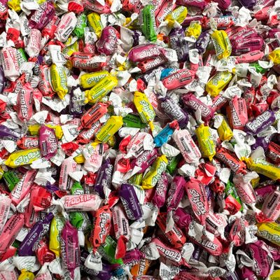 TOOTSIE FROOTIES Taffy Candy Assorted Mix - Tootsie Rolls Bulk Bag, Individually Wrapped, Fruit Chews, Gluten and Peanut Free, Ultimate Variety, 1 lb (145 Pieces)