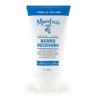 Maestro&#39;s Classic BEARD RECOVERY Tube for All Hair Types - Mark of a Man blend, 8 Ounce