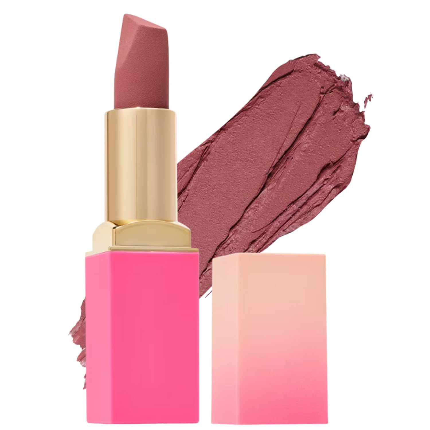 Juvia&#39;s Place The Nude Velvety Matte Lipstick A Mauve Moment - Nude, Long-lasting, Rich-Color Lip Makeup, Creamy Lipstick with Matte Finish, Beauty Lip Products