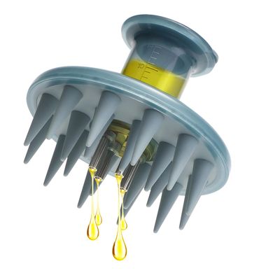 BEAUTLOHAS. Hair Oil Applicator for Scalp Massager Brush, Dry Scalp Brush Oil Dispenser for Hair Growth Scalp Treatment Essential Oils Liquids (Blue)