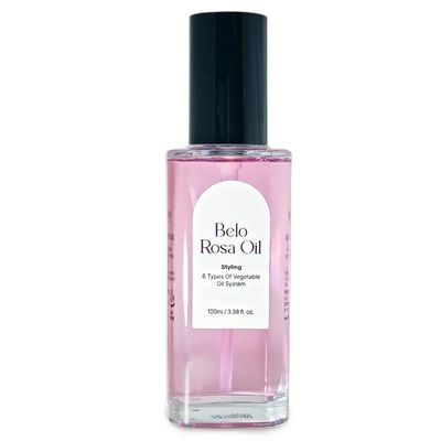 Obsidian Belo Rosa Hair Oil - 3.38 fl. oz. Lightweight Botanical Blend for Smooth, Shiny Hair Rose Scent