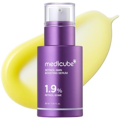 medicube Retinol-some 1.9 NMN Boosting Serum for Intensive Firming, Hydration, and Plumping Care Smooth, Radiant, and Youthful-Looking Skin with 99.8 Purity Potent Formula 30ml (1.01 fl.oz)