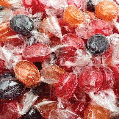 Fruit Flavored Hard Candy - 3 Pound Bulk Pack (About 260 Count) - Assorted Flavors - Orange, Strawberry, Grape