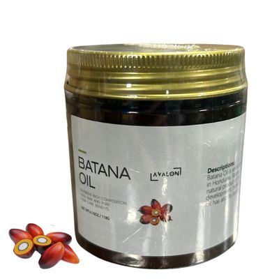 Avalon 100 Natural Batana Oil for Hair Growth - Eliminates Split Ends - Prevents Hair Fall - Improves Hair Texture Shine - Unscented, Yellow, Unisex Adult