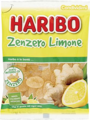 Haribo Ginger-Lemon Gummi Candy 175g6.17oz