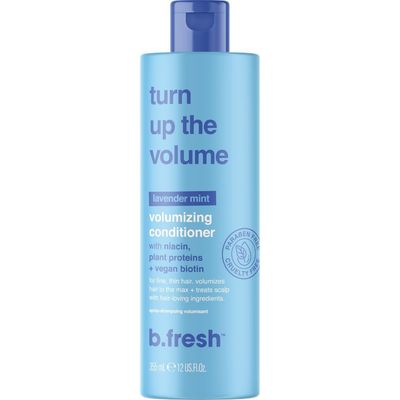 b.fresh Volumizing Conditioner Turn Up The Volume - Add Volume to Fine, Thin Hair Types, Packed with Niacin, Plant Proteins, and Biotin for Growth, 12 Fl Oz