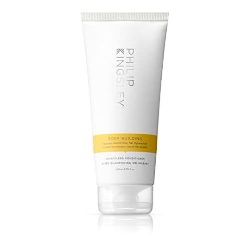 PHILIP KINGSLEY Body Building Weightless Conditioner Volumizing Conditioner for Fine, Limp, Flat, Flyaway Short Hair Hydrates, Thickens, Lifts and Adds Volume and Shine 6.76oz