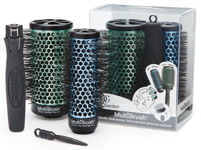 Olivia Garden MultiBrush Detachable Thermal Styling Hair Brush MB-KT01 (3-Piece Kit)