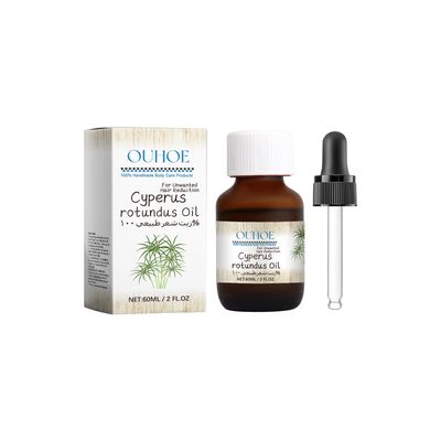 100 Natural Cyperus Rotundus Oil, Cyperus Rotundus Oil for Hair Removal, Reducing Body Hair Growth, Pure Cyperus Oil 60ML
