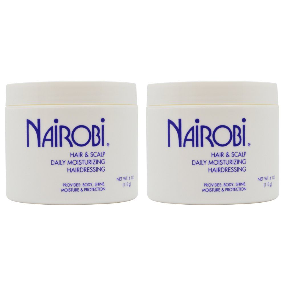 Nairobi Hair Scalp Daily Moisturizing Hairdressing 4oz &quot;Pack of 2&quot;