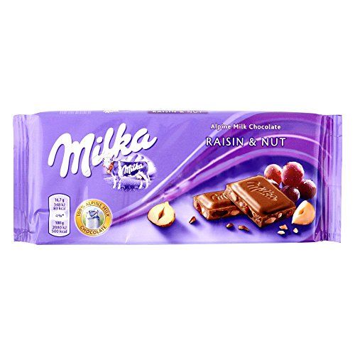 Milka Raisins Nut Chocolate 100g