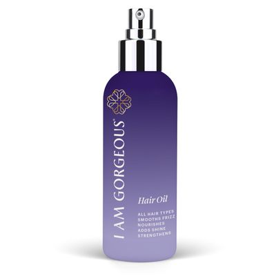 I am gorgeous Hair Oil - Frizzy Hair Solution with Nutrient-Rich Marula Argan Oil for Damaged, Curly Hair - Adds Lightweight Hydrating Shine