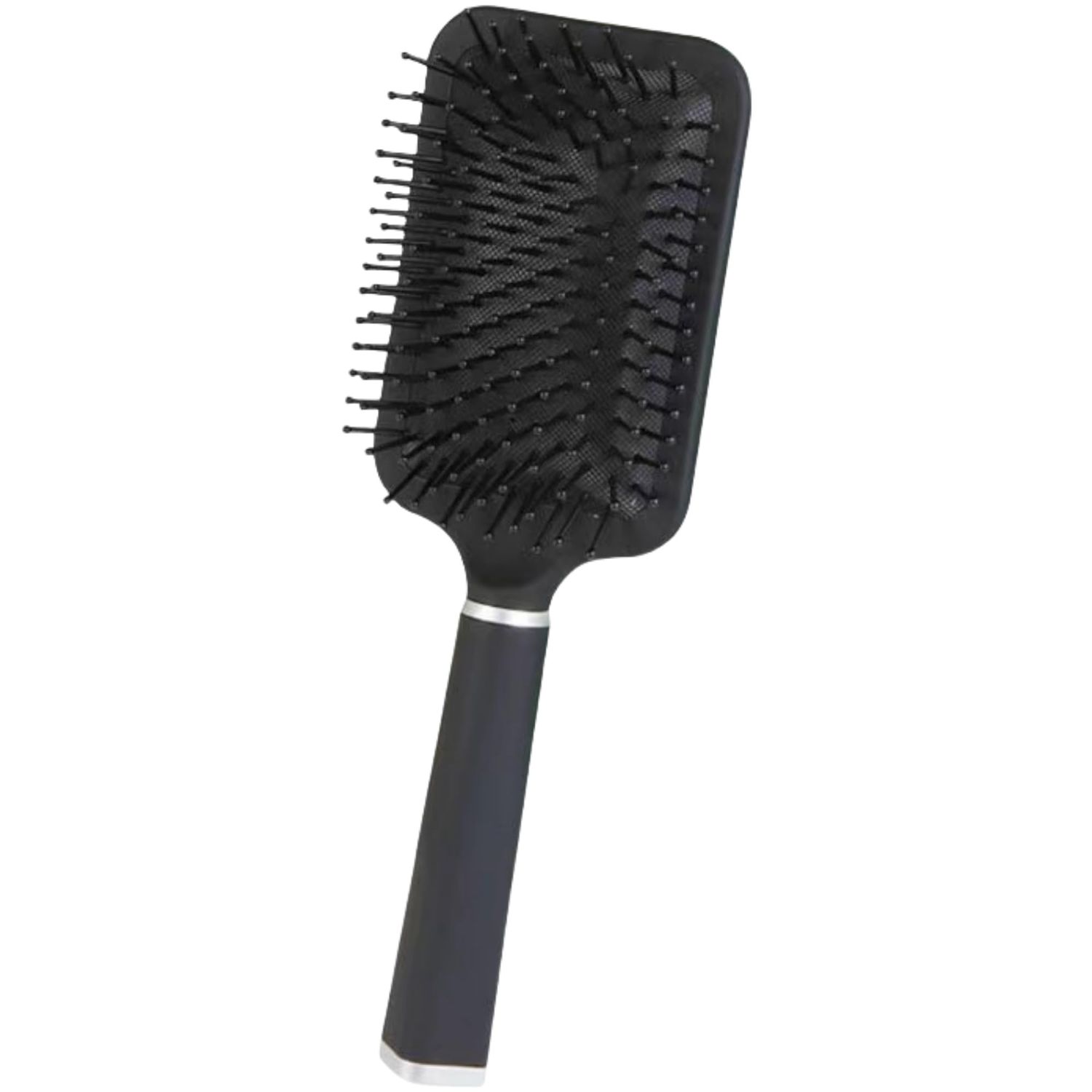FlyNautics Hair Brush, Wet Dry Detangling Paddle Brush Set for Women Men, Straight and Smooth Soft Touch Black