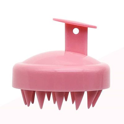 Shampoo Brush Scalp Care Hair Brush Body Brush, with Soft Silicone Scalp Massager, Scrubber for Shower, Used for Wet Dry Use Women Men Child Dandruff Removal and Hair Growth (Pink)