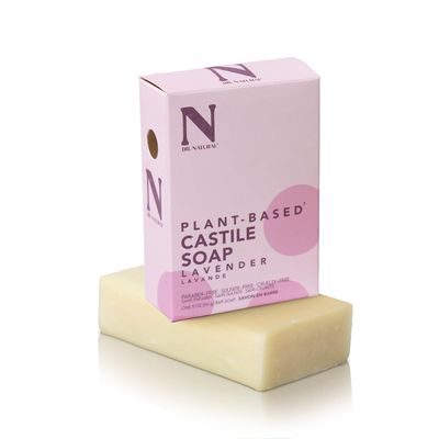 Dr. Natural Pure Castile Soap, Lavender, 5 oz - Plant-Based - Made with Shea Butter - Rich in Essential Oils - Paraben-Free, Sulfate-Free, Cruelty-Free - Moisturizing Soap