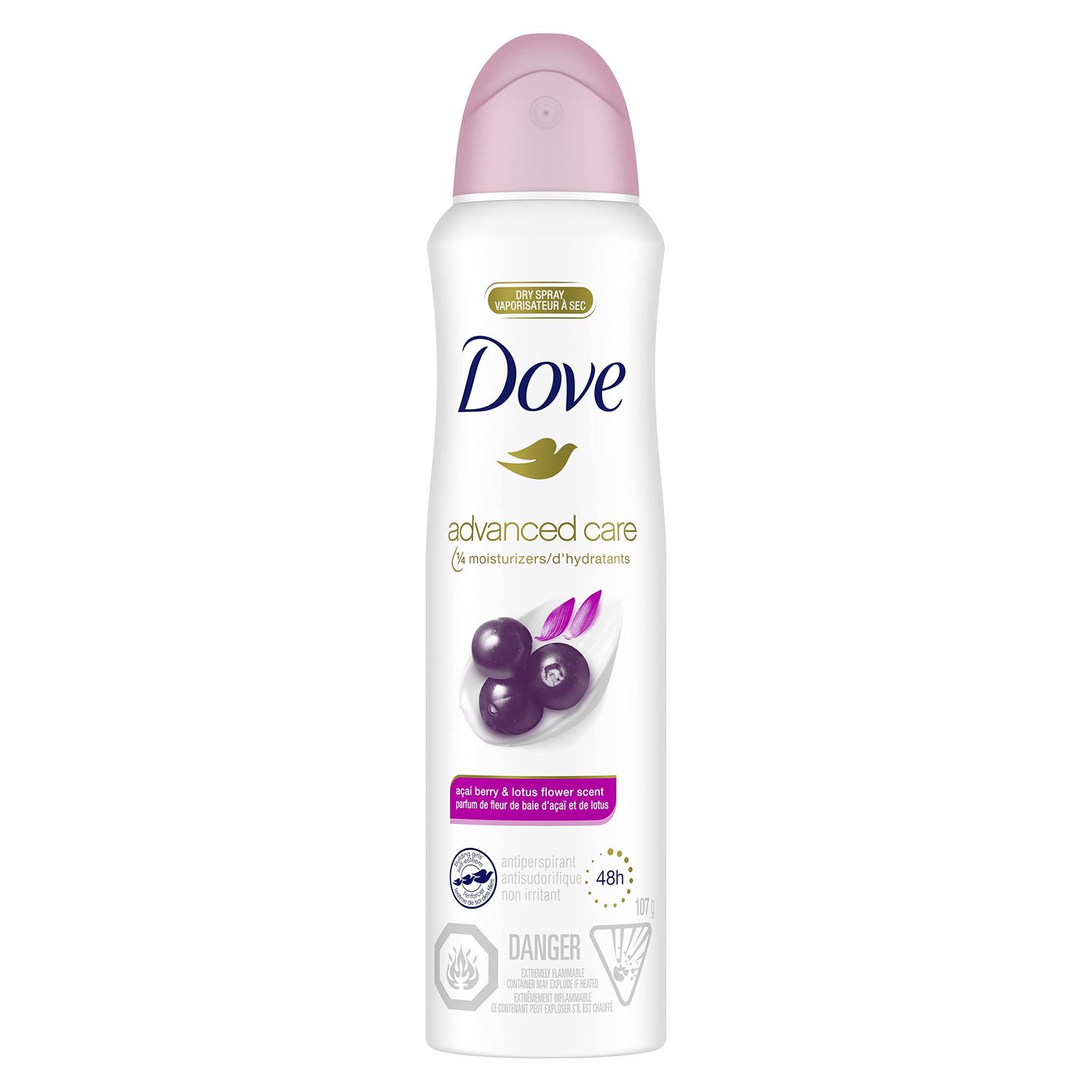 Advanced Care Acai Berry Lotus Flower Antiperspirant Dry Spray