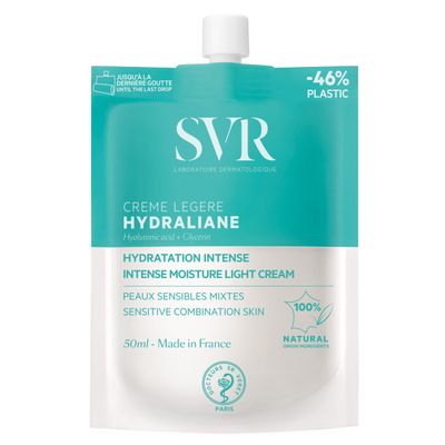 Svr Hydraliane Light Hydrating Face Cream With Hyaluronic Acid Glycerin. Moisturizer For Sensitive Dehydrated Skin, For The Whole Family. Skin Is 72 More Hydrated After 8 Hrs, 1.7 Fl.oz.