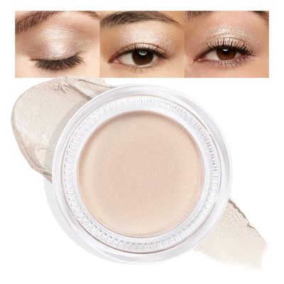 FeiCuiYun Cream Glitter Brulee Shimmer Metallic Eyeshadow Palette Makeup, Natural Single Mini Instant Holographic Eyeshadow For Older Women, Sombras Crema Para Ojos, Talc, Paraben Cruelty Free, 705