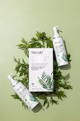 Mayraki Anti Hair Loss Volumizing Shampoo Kit for Color-Treated Hair Clarifying Growth Shampoo For Fuller, Thicker Hair 300 ml 10.14 fl.oz x2