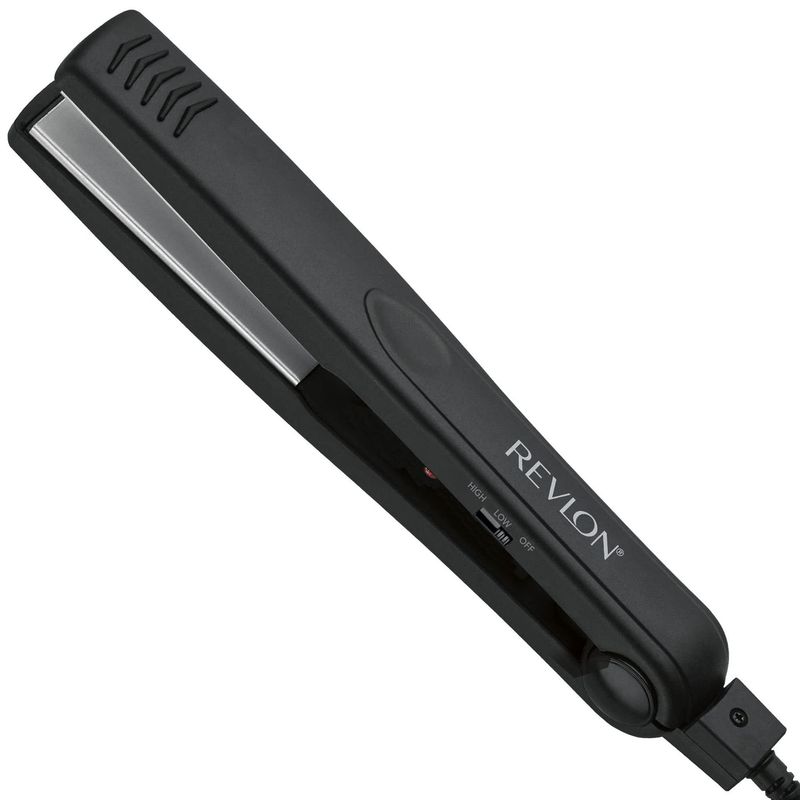 Revlon Smooth and Straight Ceramic Flat Iron Fast Results, Smooth Styles (1 in)
