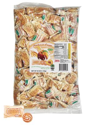 Scripture Candy, Peaches Cream 2.5 LB Bag, 180 Pieces