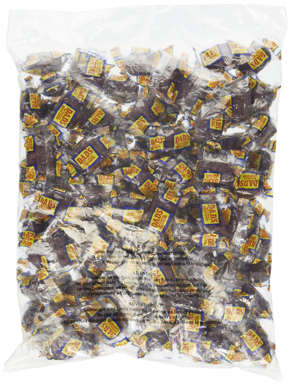 Washburn Dad&#39;s Wrapped Root Beer Barrels 2 Lbs Old Fashioned Flavor