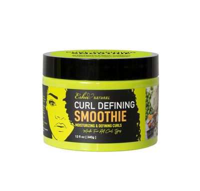 Esha Girl Natural - Curl Smoothie - Style Define Your 3C 4C Curls - Revive Your Curls - Frizz Control, Hydrate, Rosemary Biotin Treatment - Tame Enhance Definition (12 oz.)