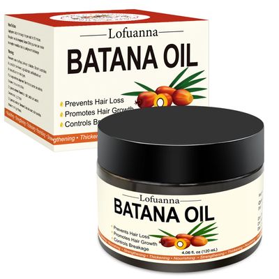 Raw Batana Oil for Hair Growth, 100 Pure Unrefined Organic Batana Oil from Honduras, Bantana Natural Hair Growth, Botana Prevent Hair Loss Eliminates Split Ends Thicker Hair, 120G