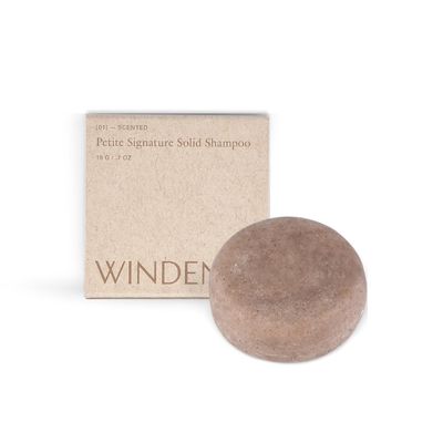 Winden Shampoo Bar for All Hair Types. Gently Cleanse Nourish Hair. Scented Petite Signature Shampoo. Made in USA. Paraben, Sulfate Cruelty Free. 0.7 oz