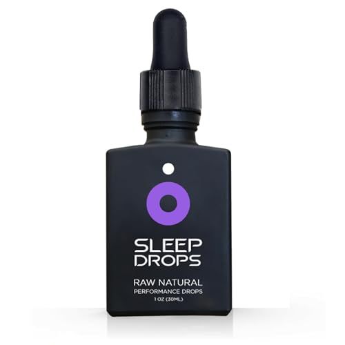 DropFx Drops Natural Sleep Aid with Melatonin, Valerian Lavender - Fast-Absorbing Liquid Formula for Deep Rest - Sleep Support Supplement