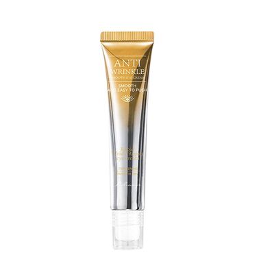 Eye Serum with 8 Glycerin 5 Retinol Hyaluronic Acid for Rapid Puffy Fine Lines Dark Circles Wrinkles, Under Eye Cream with 360 Roller Massage Ball, 0.7 fl. oz, Gold