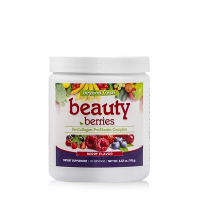 Beyond Fresh Beauty Berries, Procollagen and Proelastin Complex, Healthy Skin, Hair Nails, Powerful Antioxidants, Berry Flavor, 6.87 Ounce (N12556)