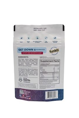 funkti Sleep Mushroom Gummies, Sleep Mushroom Gummies, 1 Per Day - Max Strength wReishi, Tremella, Turkey Tail, Magnesium, Chamomile, Get Down Gummies, 5-PK