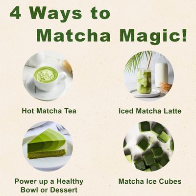 MEGAPLANTS Mushroom Matcha Magic - USDA Organic Ceremonial Grade Japanese Matcha (50 Serving)- with Reishi, Lions Mane, Chaga, Cordyceps Turkey Tail - Superfood for Focus Energy.