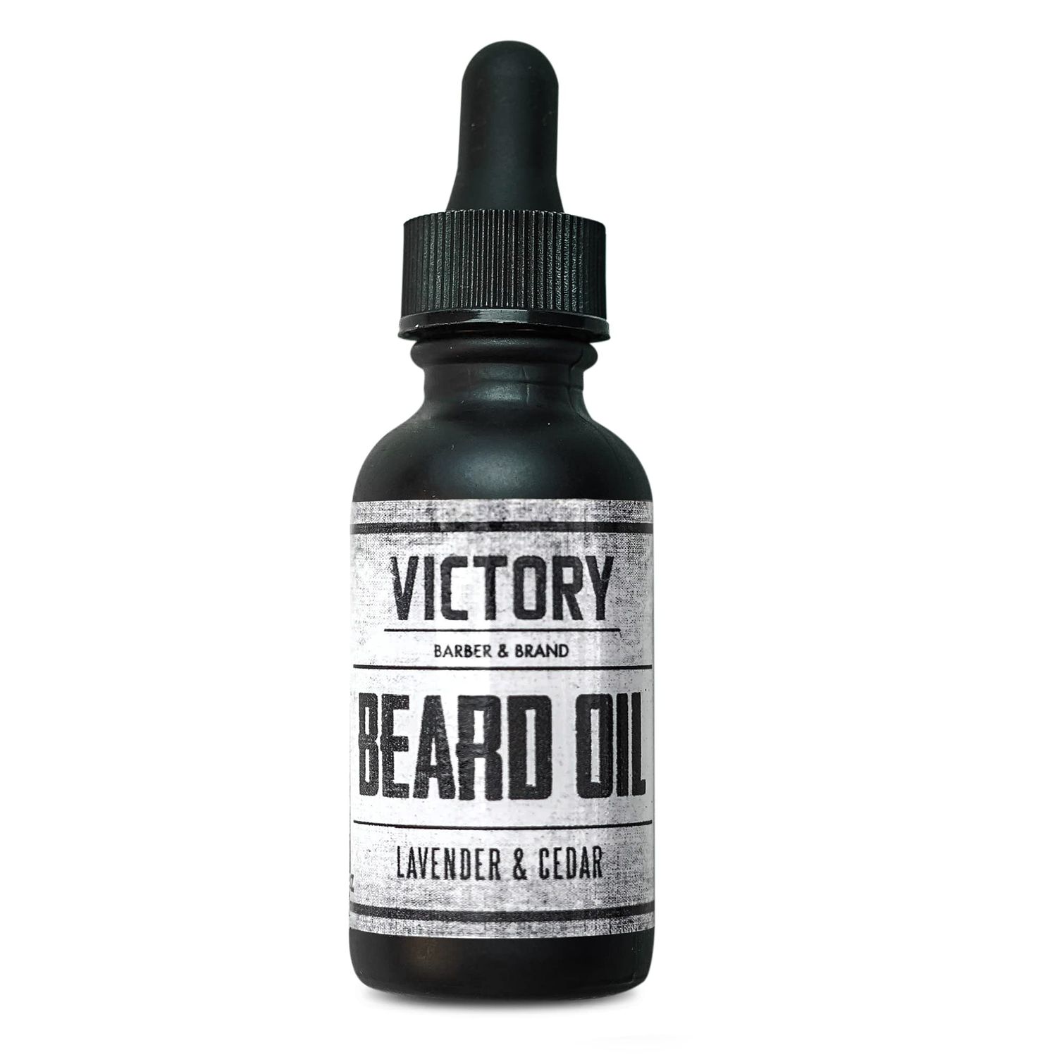 Victory Barber Brand Beard Oil End Beardruff with Moisturizing Conditioner for Men Get Beard Envy Lightly Scented with Cedar and Lavender Made in the USA