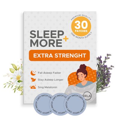 Sleep Patches for Adults - 10 mg Melatonin Patch with GABA, Magnesium Valerian Root - Sleeping Device for Insomnia, Relaxation Reduce Fatigue - Sleep Aid for Strength Slow Release - 30 Patches