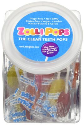 Zollipops Clean Teeth Lollipops, Anti Cavity Lollipops, Delicious Assorted Flavors, Variety, 5.2 Ounce (Pack of 1)