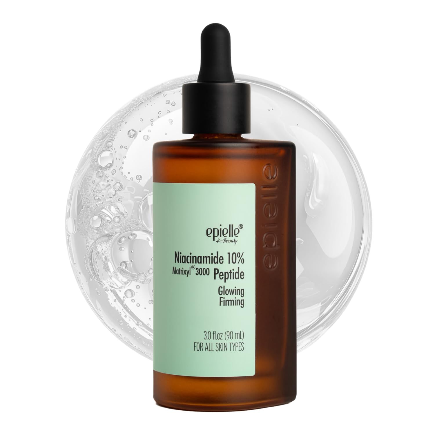 Complex Niacinamide 10 Serum with Peptides (3oz) Glowing, Firming, and Pore-Refining Formula for Smooth, Healthy-Looking Skin, Easter Gift, Mother&#39;s Day Gifts