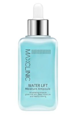 MAXCLINIC Water Lift Moisture Ampoule for Dry Skin Deeply Hydrating Serum for Face Fortifying Facial Serum Ampoule Korean Skin Care Highly Moisturizing Face Serum (3.38 fl oz)