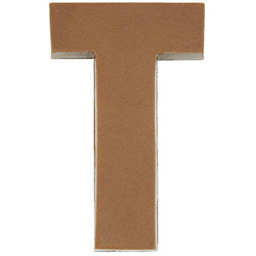 Philadelphia Candies Solid Milk Chocolate Alphabet Letter T, 1.75 Ounce Novelty Gift