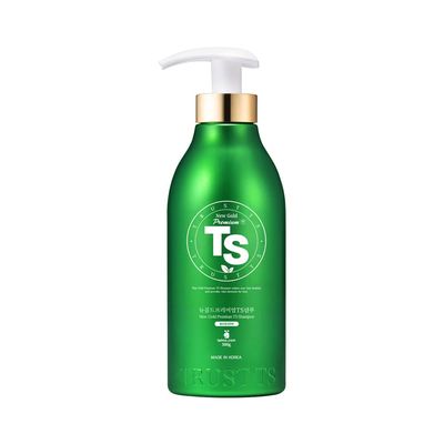 TS Shampoo New Gold Premium with Biotin for Care (16.9 Fl Oz) Therapy for Hair Loss Prevention Unscented for Damaged Hair for Men Women