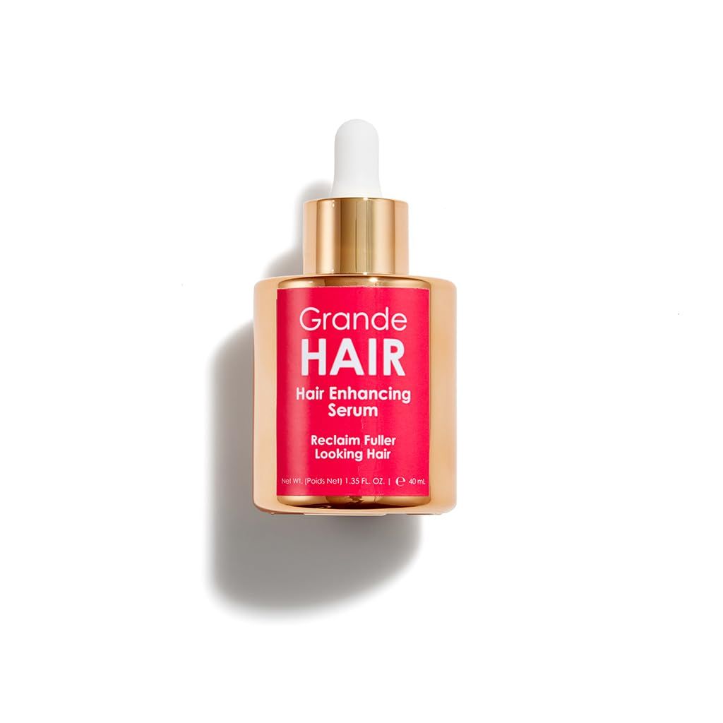 Grande Cosmetics Hair Serum for Men and Women, Promotes Thickness in Thinning Hair, Safe for Color Treated Hair 40 ml