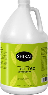 ShiKai - Natural Tea Tree Oil Conditioner, Made with Essential Oils of Peppermint Tea Tree to Refresh Stimulate Hair Scalp, Soap-Free Alternative (1 Gallon)
