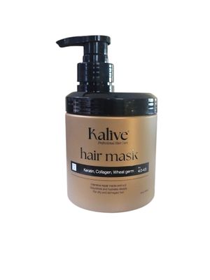 KALIVE Hair Mask 16 Oz Repairing Treatment. Deep moisturizing. Hair Care Products for Dry and Damaged Hair.