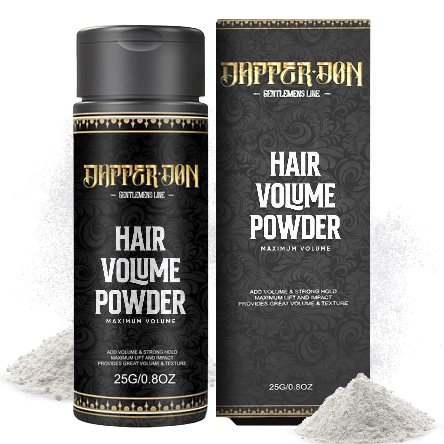 Dapper Don Matte Texture Powder for Men&#39;s Hair - Lightweight, Shine-Free Styling for Thickness and Volume (25g)