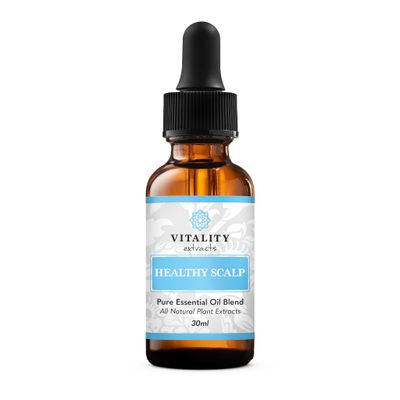Vitality Extracts Healthy Scalp Essential Oil Blend - 30ml, Cleanse, Hair Growth, Amla Oil, Ayurvedic, Hair Repair, Strengthening, Rejuvenate, Luster Shine