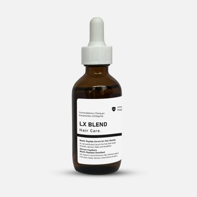 LX Blend Multi-Peptide Hair Growth Serum,Peptide Powered Formula for Hair Fall Hair Loss Contro For Men Women 2 fl oz.