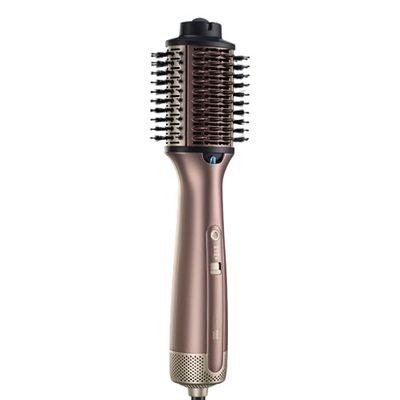 INFINITIPRO by CONAIR 2-in-1 Blow Dryer Brush Wet-to-Dry Hot Air Styler for All Hair Types 3&quot; Oval Barrel Volumize Smooth Refresh