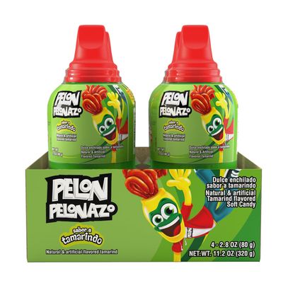 Pelon Pelonazo Mexican Tamarind Candy, 3.5 oz, 4 Count (Pack of 1)