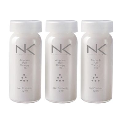 NK Professional Care - Hair Therapy Pro Ampoule - Detox - Capillary Anomalies - Dandruff Treatment Dry Scalp (3 Pack) 36ml.
